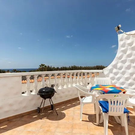 Near The Beach, Big Terrace With Sea Views, Wifi And Parking * Costa Calma